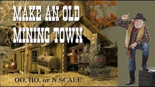 How To Make A Scale Model Old Mining Town Fire House