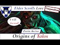 Elder scrolls lore zurin arctus origins of talos part 3