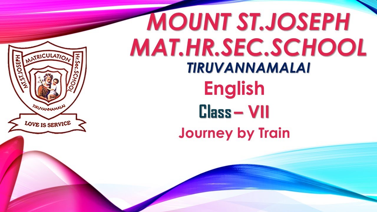 journey by train 7th standard