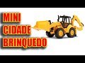 CONSTRUINDO UMA MINI CIDADE / tratores /escavadeira, caminhões caçamba e carros, brinquedos