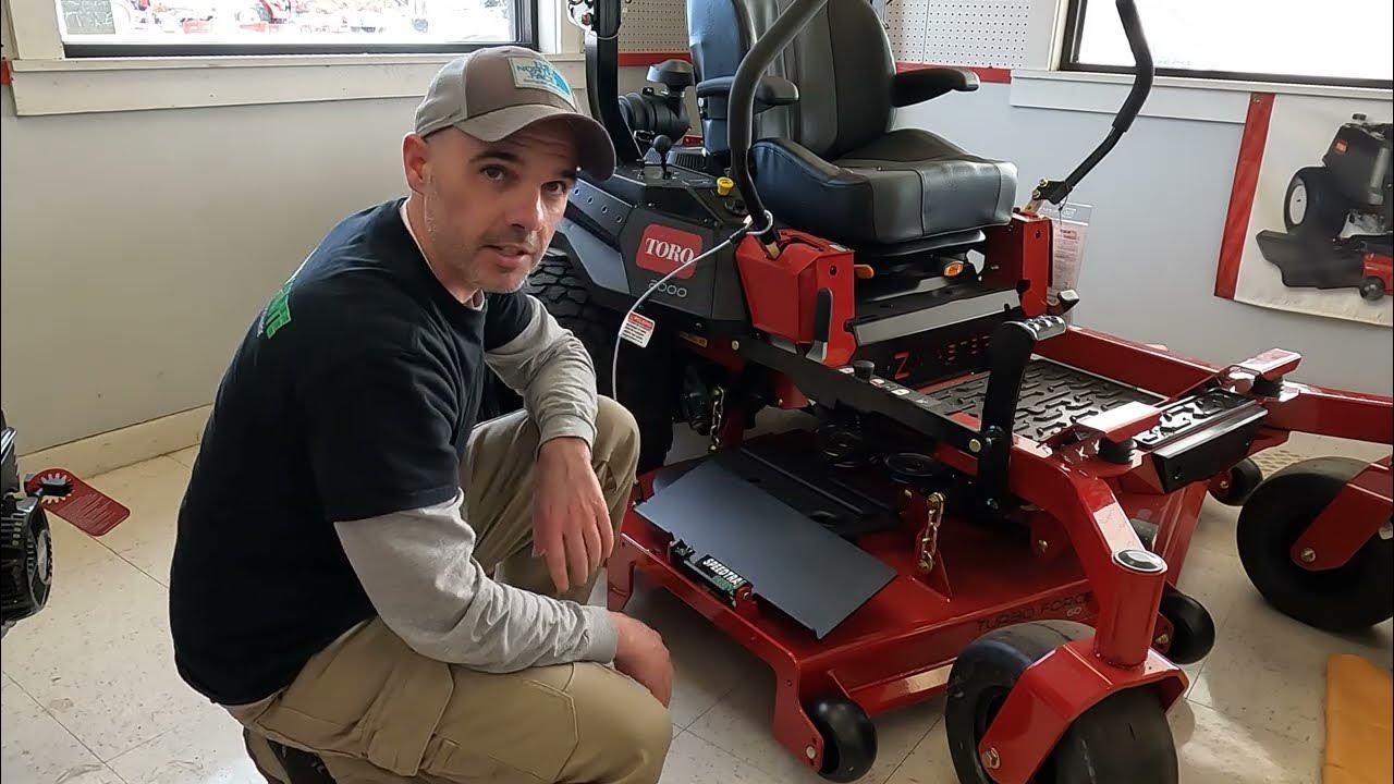 Speedtrap Chute blocker install video for Toro Titan mowers YouTube