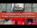 Produktbewertung HAUSPROFI Kinder Elektroauto 12V, Elektroauto für Kinder mit 2,4G Fernbedienung, LE