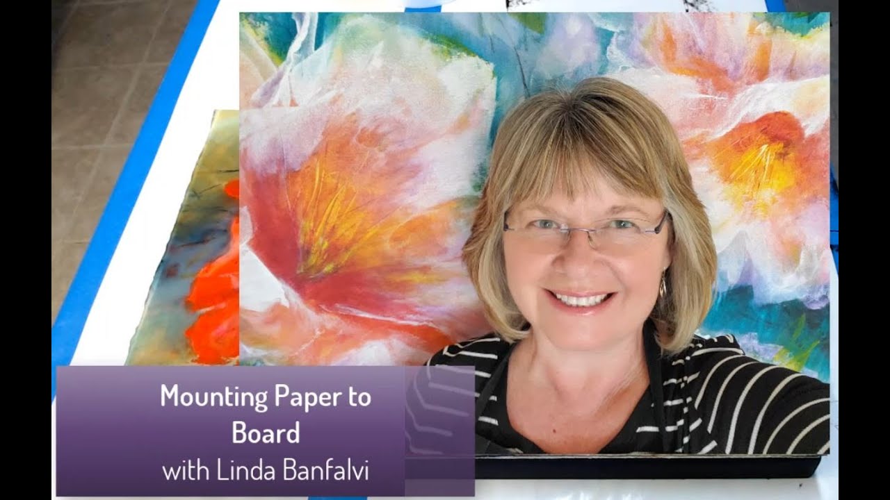 MOUNTING AN ACRYLIC ON WATERCOLOUR PAPER PAINTING TO BOARD YouTube