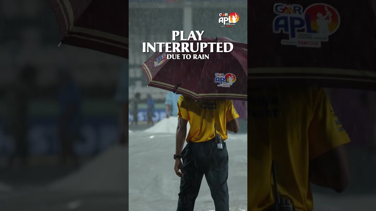 APL 2025 | Kakinada Kings vs Tungabhadra Warriors, 15th Match | Play interrupted due to rain 