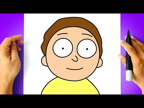 How to DRAW MORTY - Rick and Morty