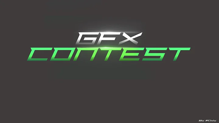 Foxy's GFX Contest Results! [READ DESC!!!]