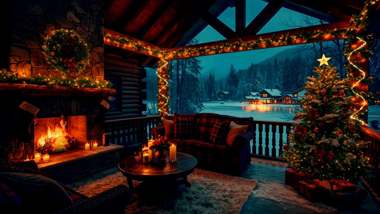 Warm Christmas Jazz Piano ☕ Relaxing Background Music for Study & Coffee Time