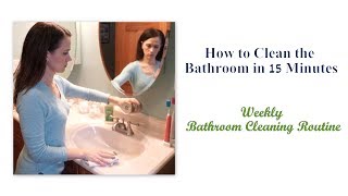 How To Speed Clean A Bathroom In Minutes - Frugally Blonde