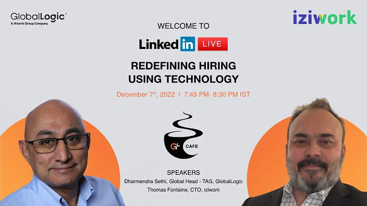 GlobalLogic Cafe | Live with  Thomas Fontaine, izi...