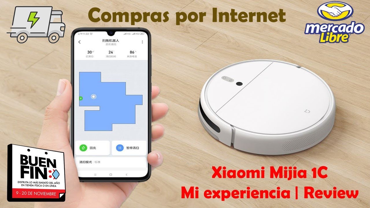 Xiaomi Mijia Aspiradora 1c con mopa y sensor óptico | Review Mercado Libre  FULL | PARTE 2 | Buen Fin - YouTube