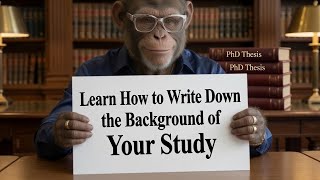 How To Write Background Section of Your Thesis #academicwriting #research #education #thesiswriting