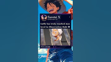 Luffy’s Observation Haki #luffy #observationhaki #gorosei #onepiece