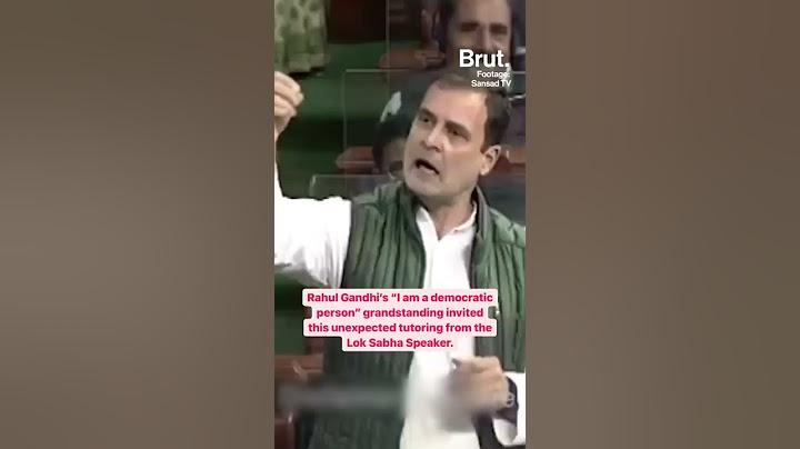 When Rahul Gandhi Was Schooled By the Speaker on a Parliamentary Custom