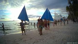 Boracay white sandy beach