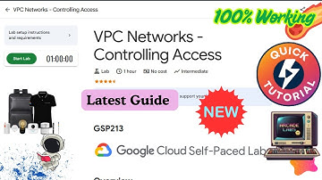 [NEW} VPC Networks - Controlling Access #GSP213 #qwiklabs #arcade