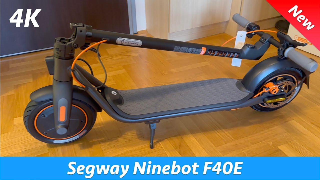 Segway Ninebot F40E Unboxing & FIRST ride in 4K (V2) Electric