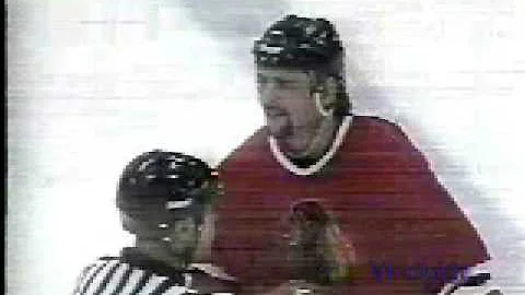 *Ciccone shoves linesman 5/4/96 playoffs