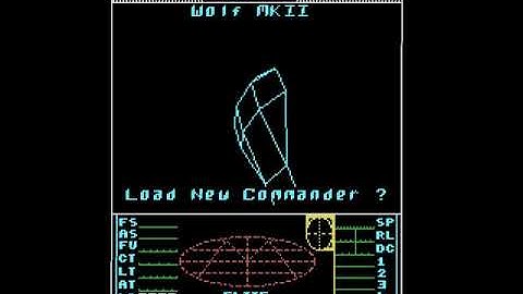 Elite MSX disk version Intro