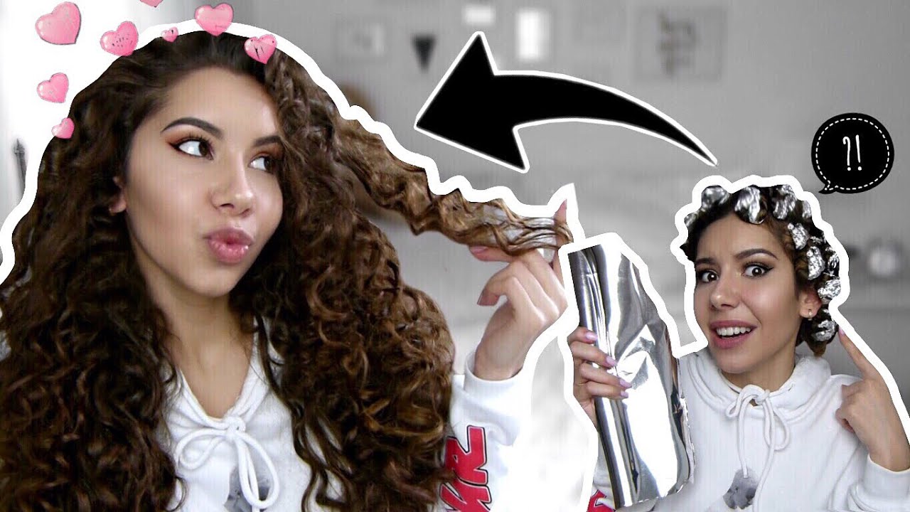 Locken Ohne Hitze Nur Mit Alufolie Valeria Greb Youtube