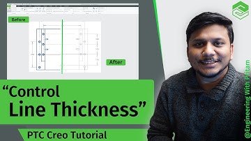 Creo Parametric -Control Line Thickness in PDF Export |Customize Pen Settings for Better 2D Drawings