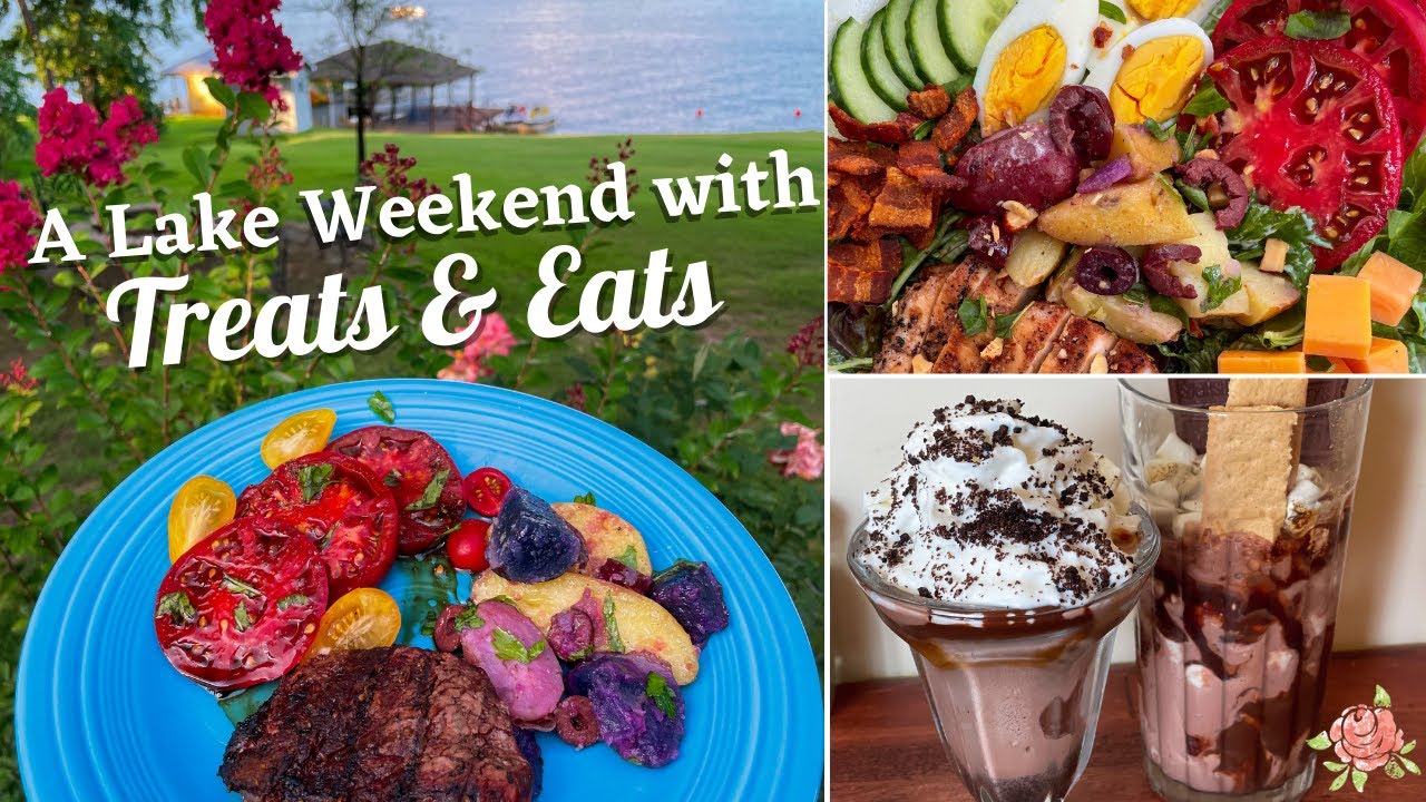 Texas Lake Vlog with Treats & Eats