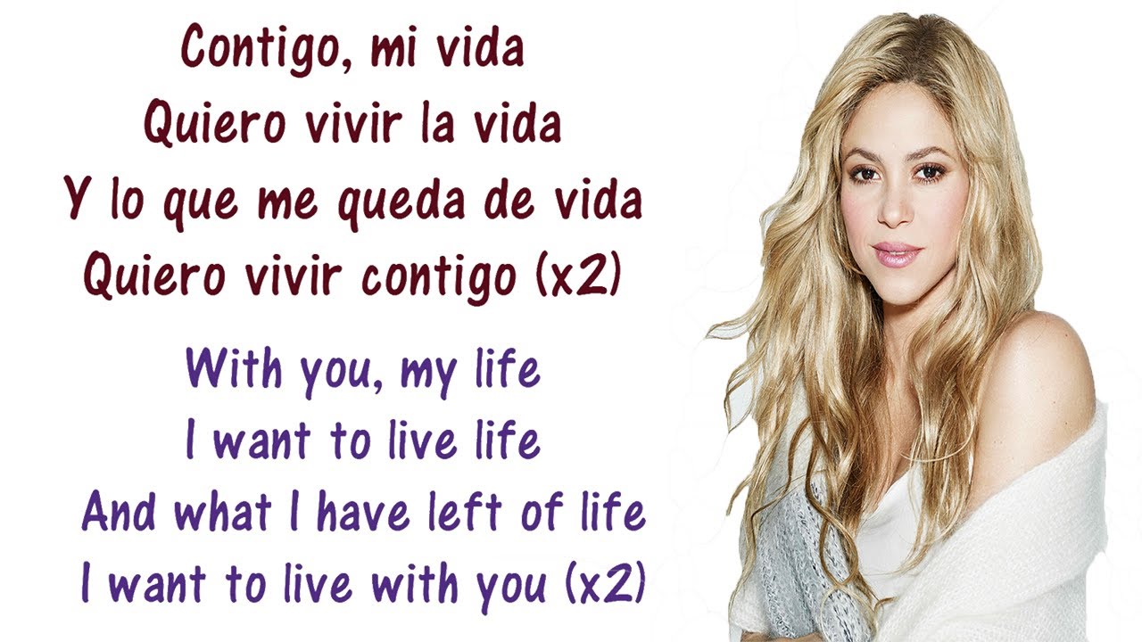 Shakira - Suerte (Whenever, Wherever) Lyrics Spanish