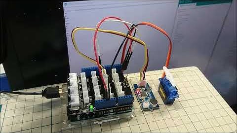 Grove Speech Recognizer with a servo motor