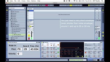 Making kick drums with Operator in Ableton Live