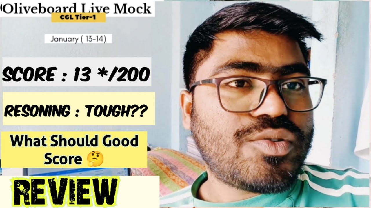 Oliveboard Live Mock CGL Tier1 January ( 1314 ) REVIEW