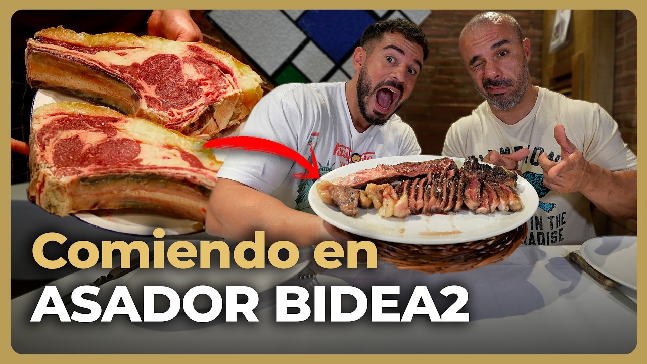 El CHULETÓN más FAMOSO de PAMPLONA: ASADOR BIDEA2