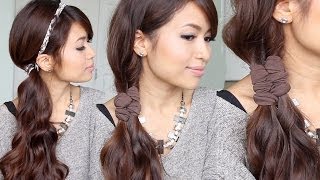 Easy Faux Braid Headband Hairstyles for Medium Long Hair Tutorial