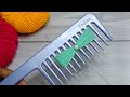 I made it very easy !! | Super easy Woolen Yarn Flower making idea with Hair Comb