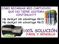 Como recargar tintas a los cartuchos  Hp deskjet ink advantage 4610 | Hp deskjet ink advantage 4615