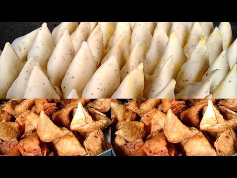 Aloo Samosa Recipe - Best Evening Snack - Potato Samosa Making Video - Indian Street Food Videos