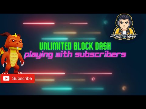 Stumble Guys Unlimited Block Dash Playing With Subscribers 