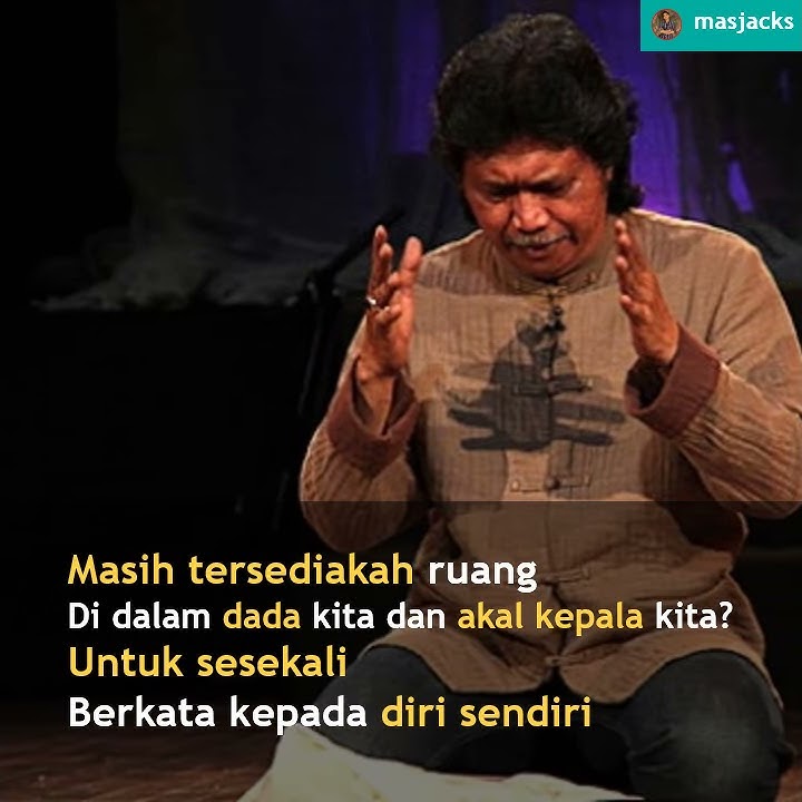 INTROPEKSI DIRI - 1 Menit Kata Bijak Cak Nun - Video Ceramah - Belajar Satu Menit
