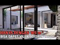 Desain villa minimalis modern 1 lantai 2 kamar tidur  mahaputra dsign