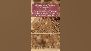 On-site Mine Process Evaluation & Customization of Ore Sorting Solutions #miningtechnology