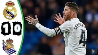 ملخص مباراة ريال مدريد و رسال سوسيداد 1_0 (كأس الملك)