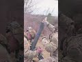 Mortar fire: visual vs. real #shorts #military