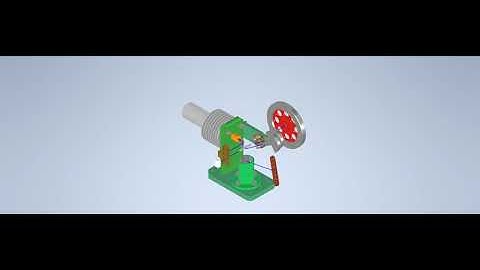Exploded View Stirling Engine