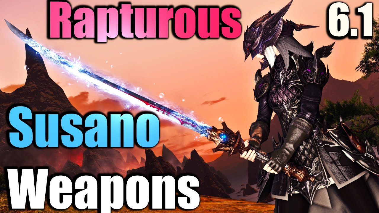 All NEW Rapturous Susano Weapons | Patch 6.1 | Showcase in 4k/UHD - YouTube