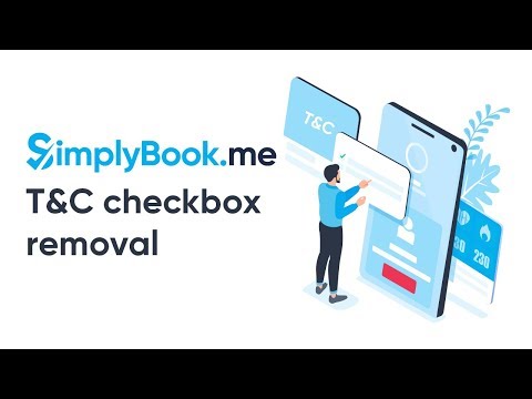 SimplyBook.me Terms & Conditions checkbox removal