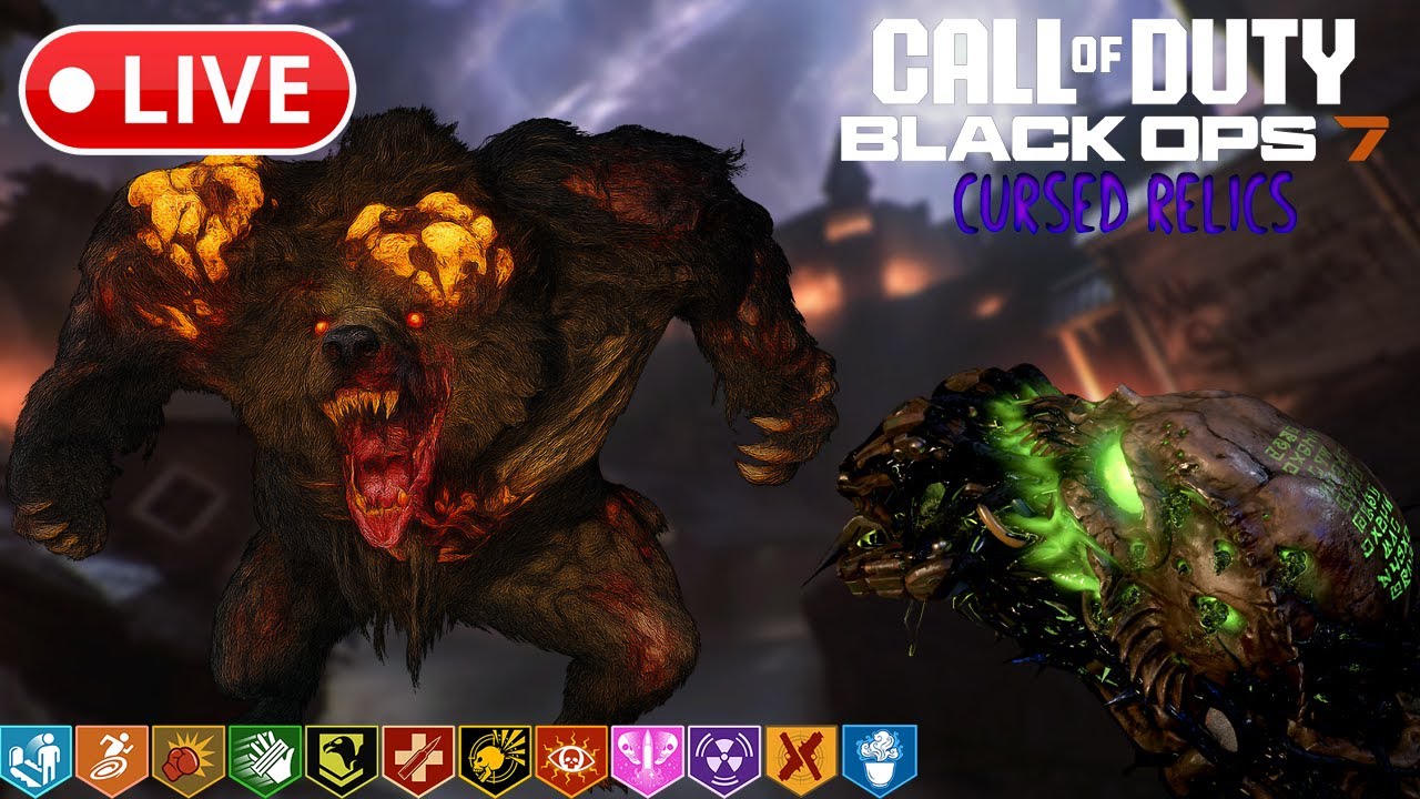 BLACK OPS 7 ZOMBIES CURSED RELICS / EASTER EGG HUNTING! ~ Ashes Of The ...