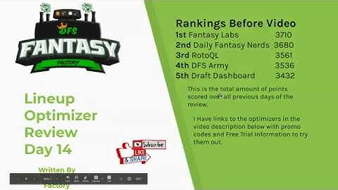 Best NBA DFS Lineup Optimizer Review Day 14