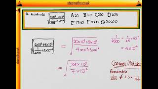 BMAT 2009 Section 2 - Q16 Maths - Standard form - Worked Solution