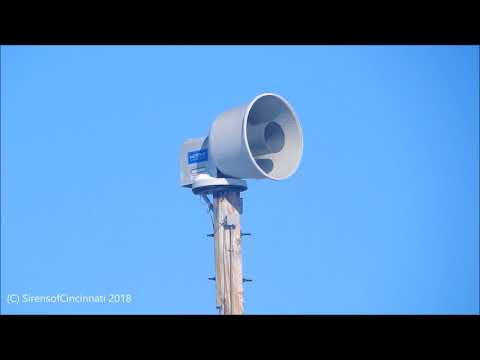 American Signal RM-127 Siren Test, Alert and Attack, Kettering Ohio - American Signal RM-127 Siren Test, Alert and Attack, Kettering Ohio