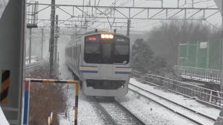鉄道PV JR東日本雪