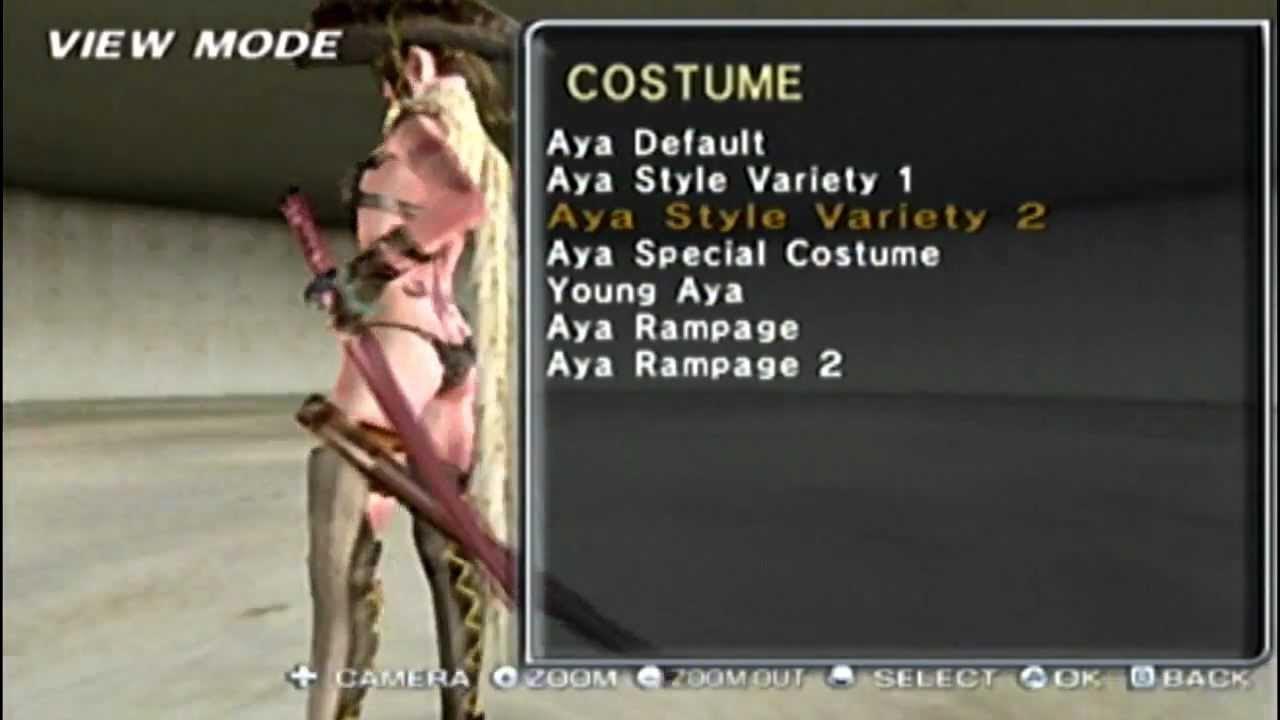 Onechanbara Bikini Zombie Slayers [Wii] Secret costumes YouTube