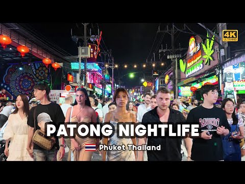 [4K] 🇹🇭 Patong Nightlife Walking Bangla Road in 2024 Summer Vibes Phuket, Thailand